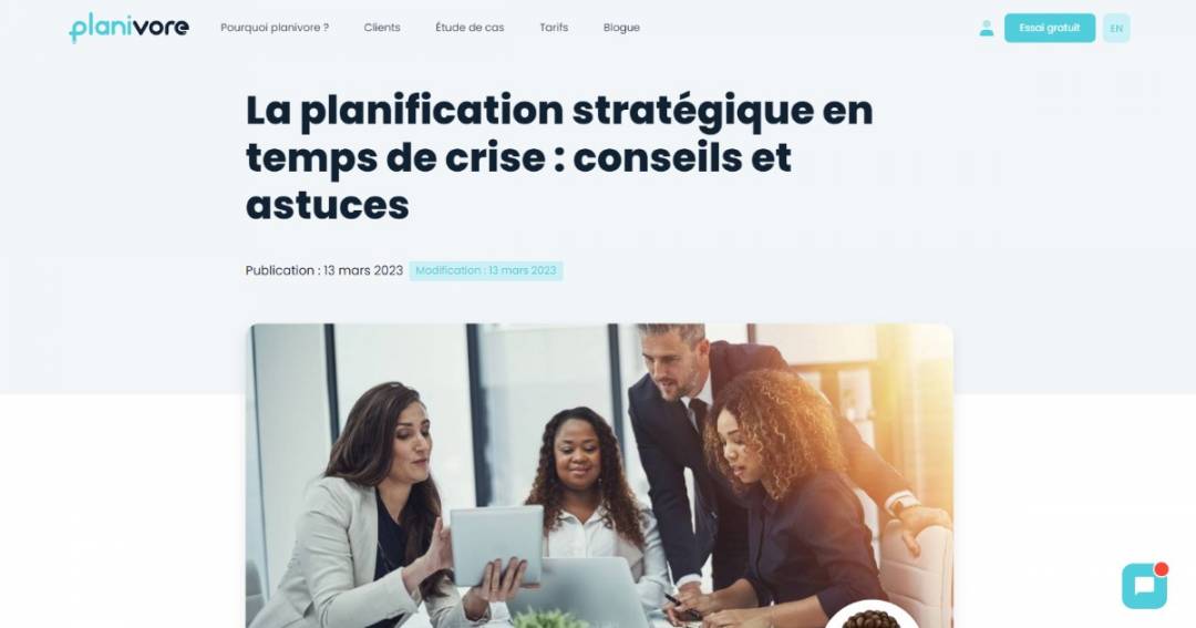 La planification stratégique en temps de crise : conseils et astuces